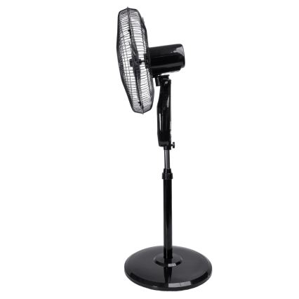 Aigostar - Ventilatore da piantana 60W/230V 130 cm nero + telecomando