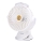 Aigostar - Ventilatore tascabile ricaricabile 2W/5V 2400mAh USB bianco