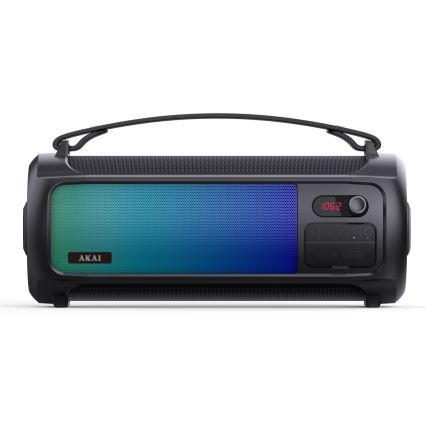 AKAI ABTS-35 - Altoparlante wireless con illuminazione RGB 10W/3000 mAh