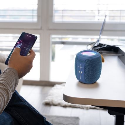 AKAI ABTS-V5 BL - Speaker wireless con microfono 3W/1200 mAh blu
