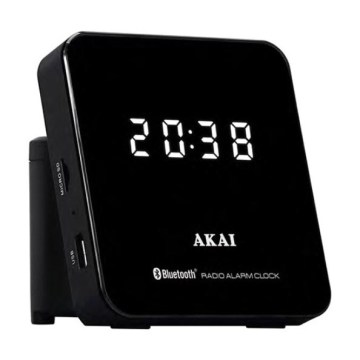 AKAI ACRS-4000 - Radio sveglia con display LED 2,5W/5V