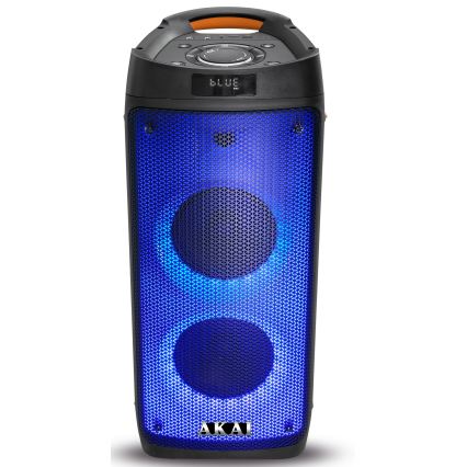 AKAI PARTY BOX 810 - Altoparlante wireless 65W/230V 5000 mAh + telecomando