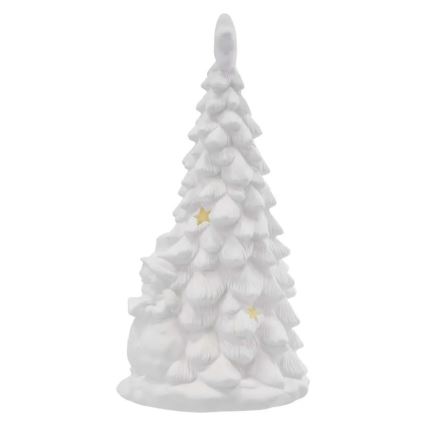 Alberello natalizio a LED, 2xAA, bianco caldo