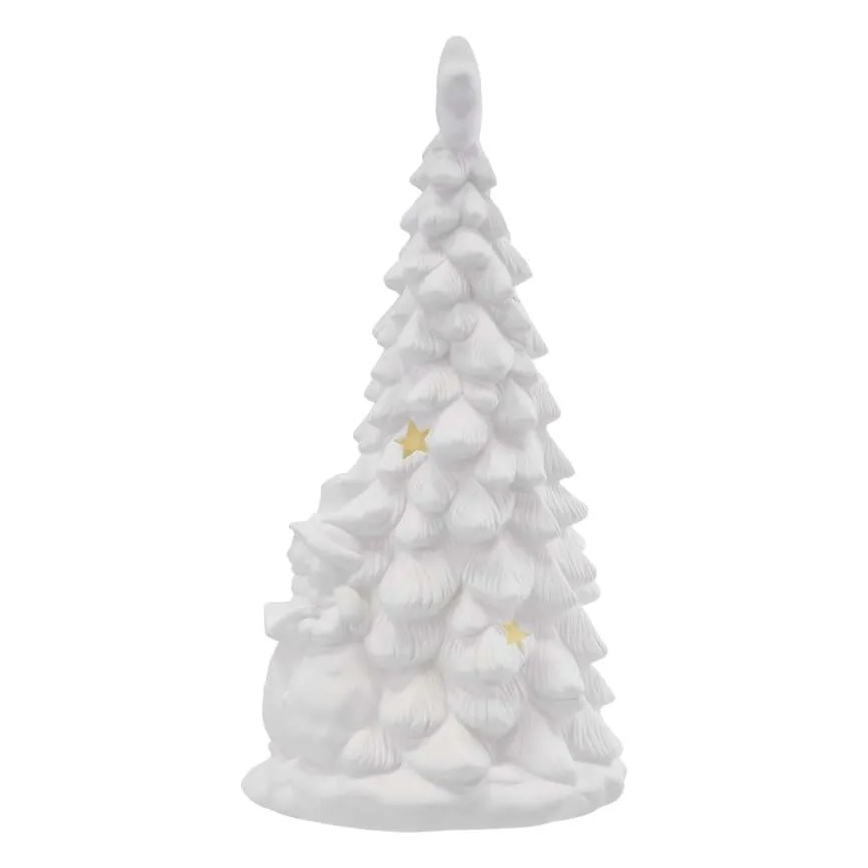 Alberello natalizio a LED, 2xAA, bianco caldo