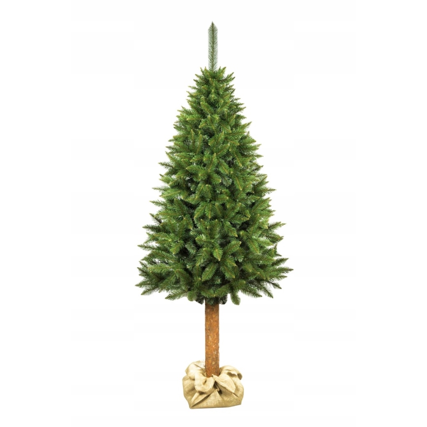 Albero di Natale con tronco 220 cm, abete