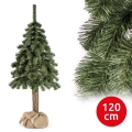 Albero di Natale su tronco NATURAL 120 cm abete