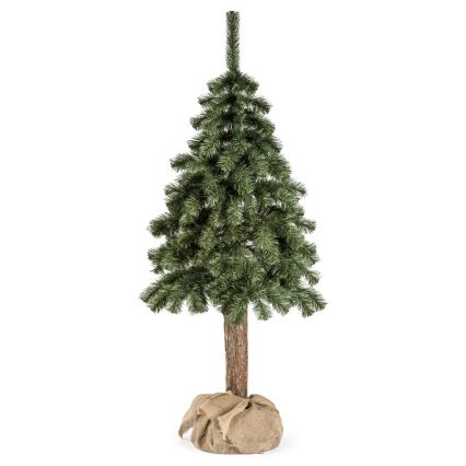 Albero di Natale su tronco NATURAL 120 cm abete