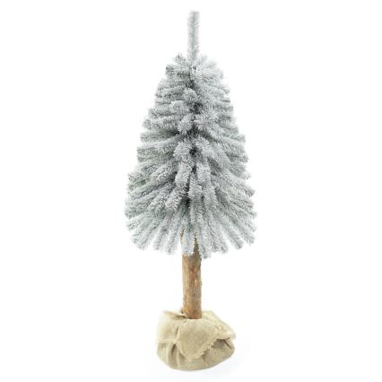 Albero di Natale su tronco NATURAL WITH SNOW 150 cm abete