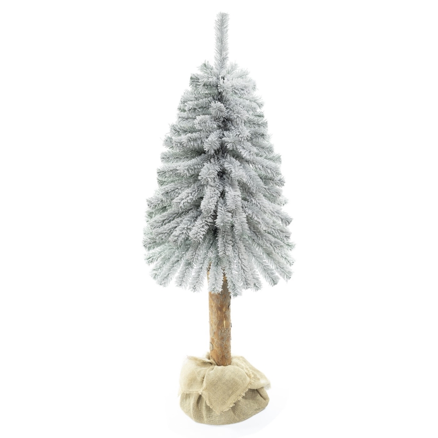 Albero di Natale su tronco NATURAL WITH SNOW 150 cm abete