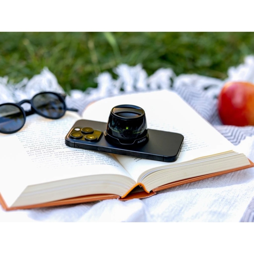 Aligator ABSMB01 - Altoparlante magnetico per MagSafe Mini Beat 400 mAh nero