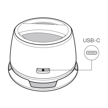 Aligator ABSMB01 - Altoparlante magnetico per MagSafe Mini Beat 400 mAh nero