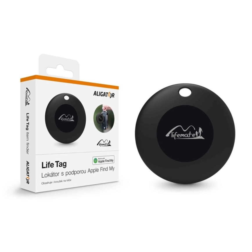 Aligator APD001 - Localizzatore Life Tag 1xCR2032 IP65 nero