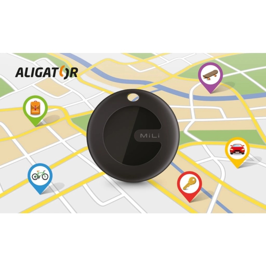 Aligator APD003 - Localizzatore MiTag 1xCR2032 IP67 nero