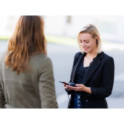 Aligator ATR10BK - Auricolari wireless 2 in 1 con traduttore Pods Translate, 470 mAh + 2x 40 mAh, neri