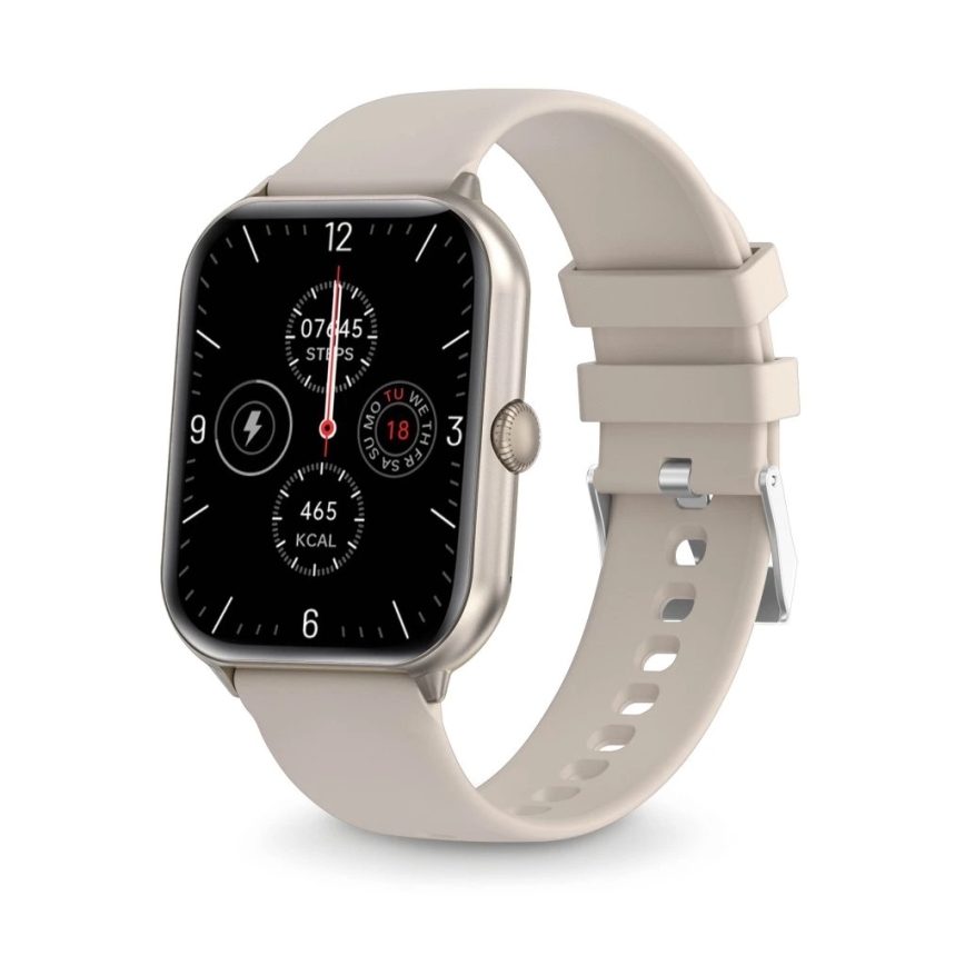 Aligator AW10SR - Smartwatch Watch GO 220 mAh IP67 crema