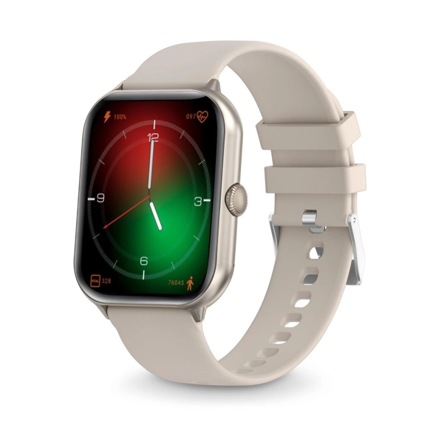Aligator AW10SR - Smartwatch Watch GO 220 mAh IP67 crema