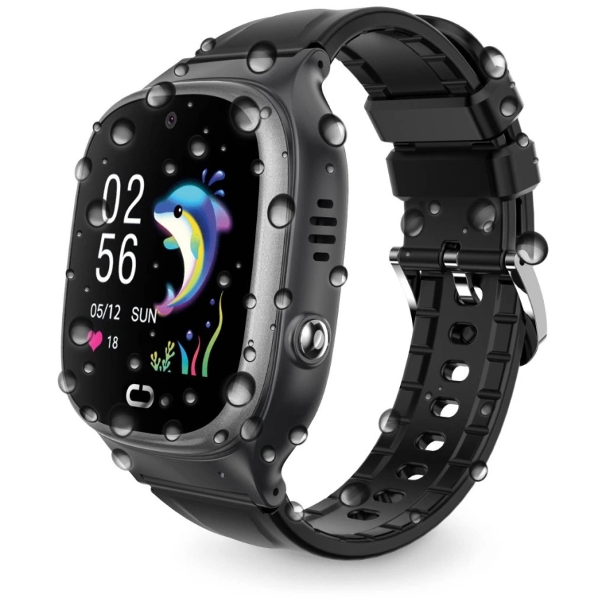 Aligator AW11BK - Smartwatch Watch Junior 2 450 mAh IP67 Wi-Fi nero