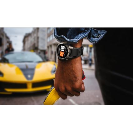 Aligator AW12BK - Smartwatch Watch GPS 500 mAh IP69K nero