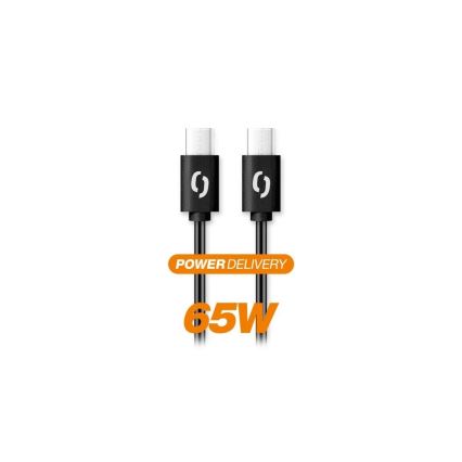 Aligator DATKP48 - cavo USB USB-C / USB-C 65W Power Delivery 1,5m nero