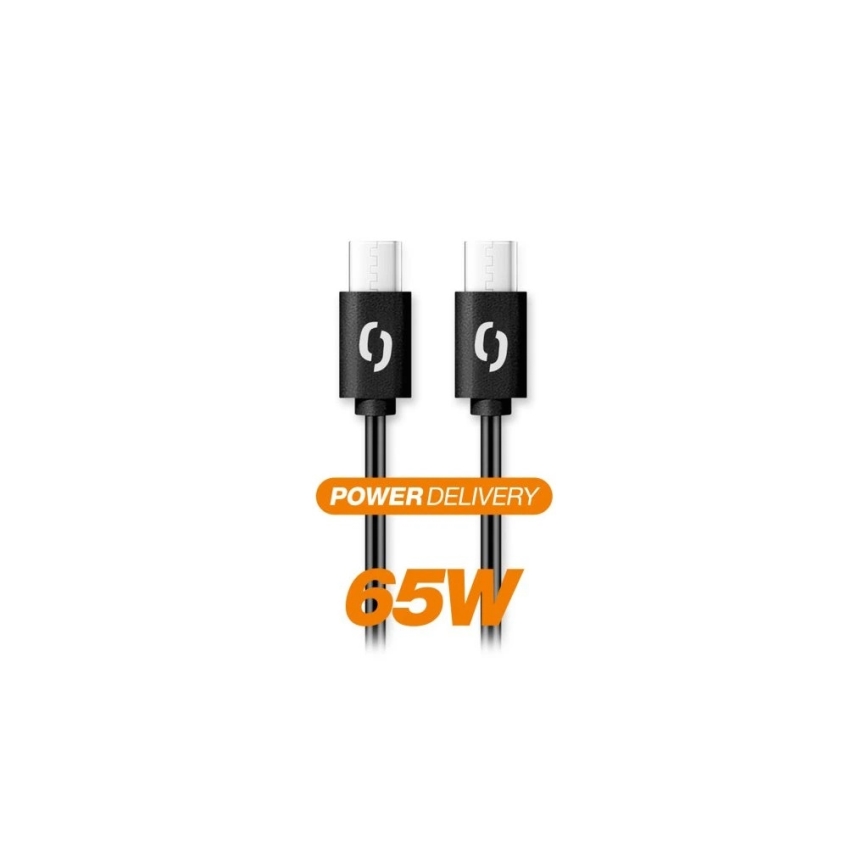 Aligator DATKP48 - cavo USB USB-C / USB-C 65W Power Delivery 1,5m nero