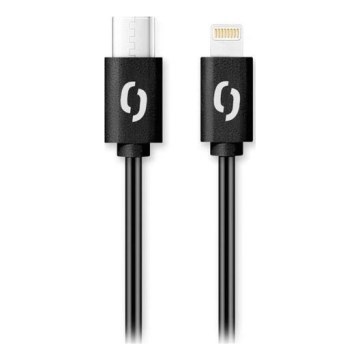 Aligator DATKP50 - cavo USB USB-C / Lightning 30 W Power Delivery 1,5 m nero