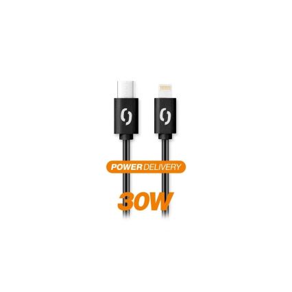 Aligator DATKP50 - cavo USB USB-C / Lightning 30 W Power Delivery 1,5 m nero