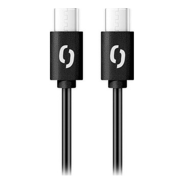 Aligator DATKP58 - Cavo USB-C a USB-C 65 W Power Delivery, 2,5 m, nero