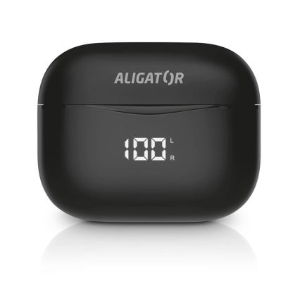 Aligator TWS06 - Auricolari wireless Pods PRO 3, 200 mAh + 2x 30 mAh, IP30, neri