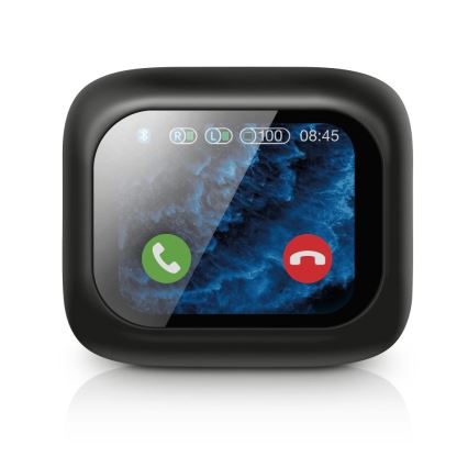 Aligator TWS07 - Auricolari wireless Pods con display LCD e ANC, custodia 400 mAh + 2 x 40 mAh, IP30, nero