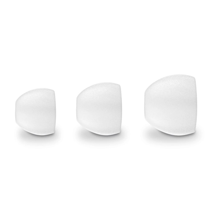 Aligator TWS08WT - Auricolari True Wireless con ANC (cancellazione attiva del rumore), batteria da 200 mAh + 2x 30 mAh, IP40, bianchi