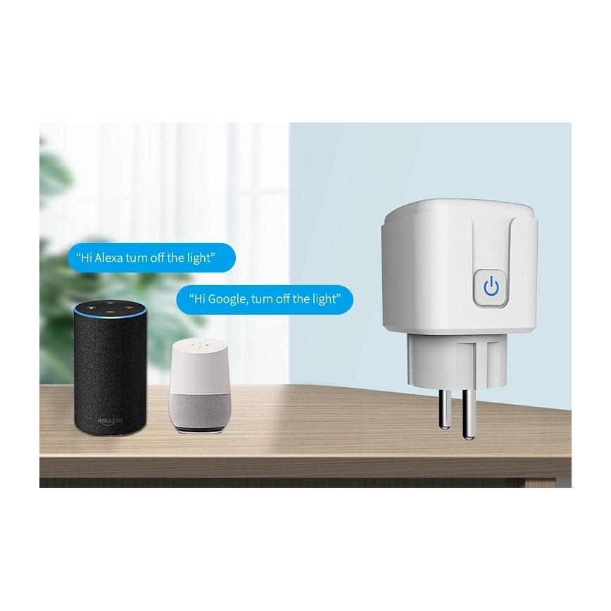 Aligator WAL001 - Presa intelligente 3680W/230V/Tipo E/16A Wi-Fi Tuya