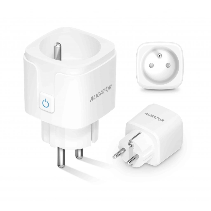 Aligator WAL001 - Presa intelligente 3680W/230V/Tipo E/16A Wi-Fi Tuya
