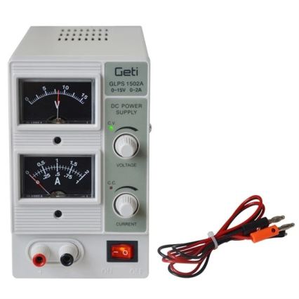 Alimentatore da banco 1502A 0-15V/0-2A