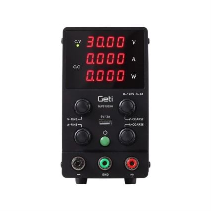 Alimentatore da laboratorio GETI GLPS1203H 0-120V/0-3A
