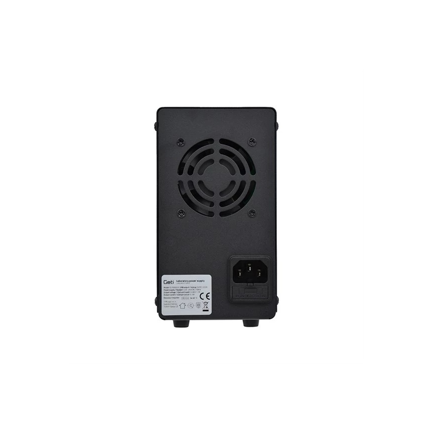 Alimentatore da laboratorio GETI GLPS1203H 0-120V/0-3A