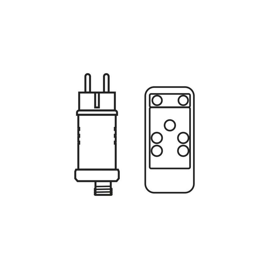 Alimentatore per luci natalizie collegabili 80V IP44