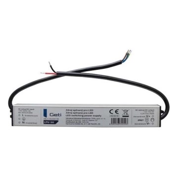 Alimentatore switching per strisce LED 50W/12V IP67