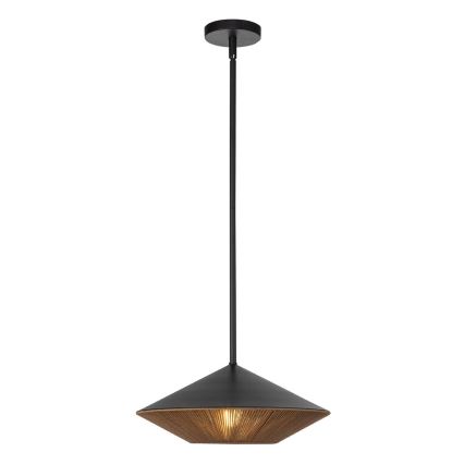 Alora Mood - Lampadario a sospensione con supporto rigido DAPHNE 1xE27/60W/230V diametro 38,1 cm nero