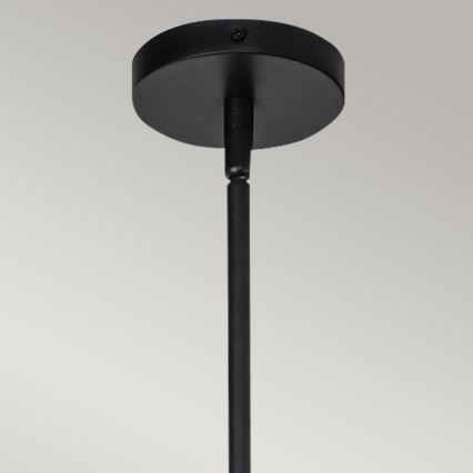 Alora Mood - Lampada a sospensione su asta DAPHNE 1xE27/60W/230V Ø 18,1 cm nero/marrone