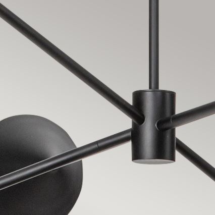 Alora Mood - Lampadario a stelo DAPHNE 6xE14/40W/230V nero/marrone