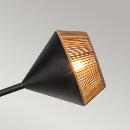 Alora Mood - Lampadario a stelo DAPHNE 6xE14/40W/230V nero/marrone