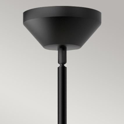 Alora Mood - Lampada a sospensione con asta HALSTON 1xE27/60W/230V nero