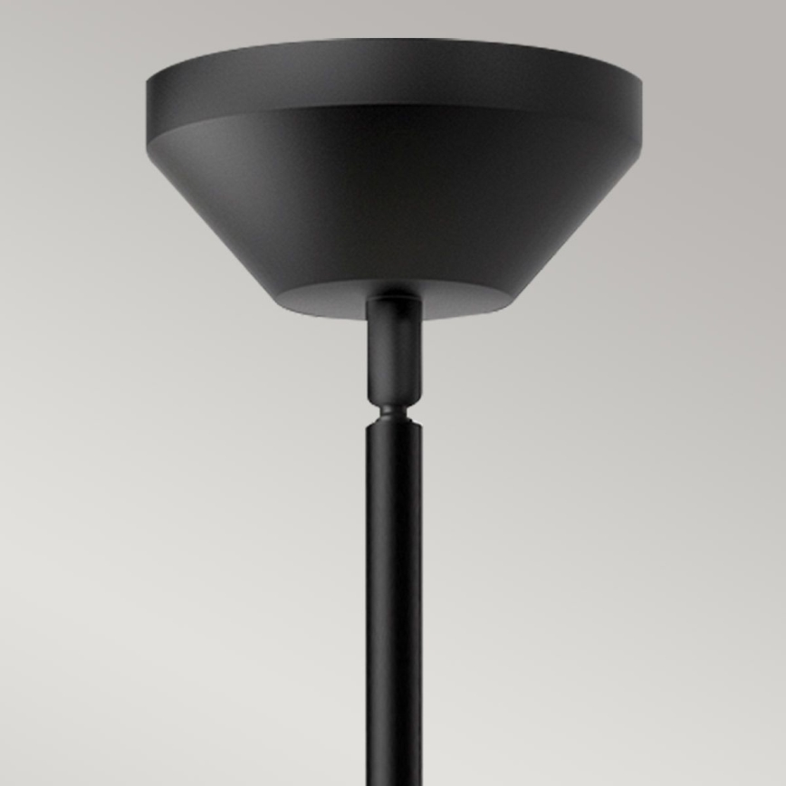 Alora Mood - Lampada a sospensione con asta HALSTON 1xE27/60W/230V nero