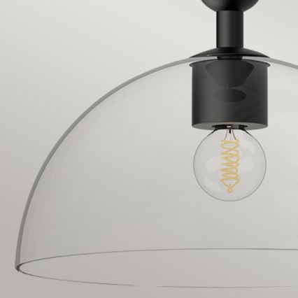 Alora Mood - Lampadario a stelo JUDE 1xE27/60W/230V nero
