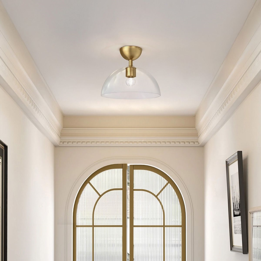 Alora Mood - Plafoniera JUDE 1xE27/60W/230V diametro 30,5 cm ottone