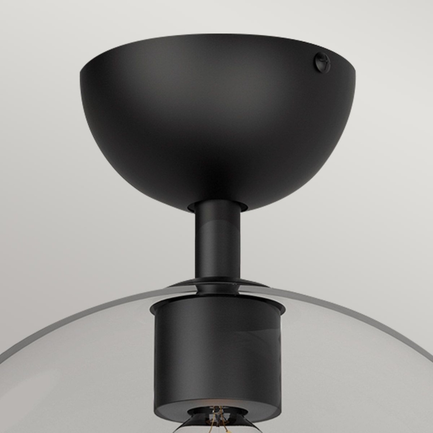 Alora Mood - Plafoniera JUDE 1xE27/60W/230V Ø 30,5 cm nero