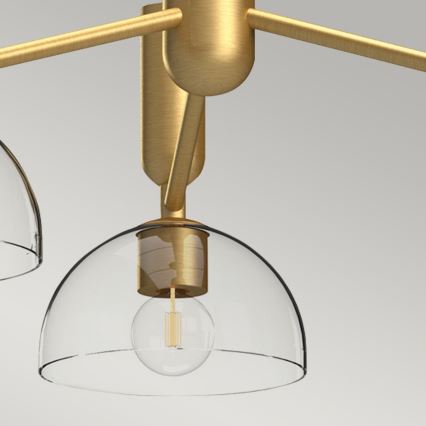 Alora Mood - Lampadario a sospensione con supporto rigido JUDE 3xE27/60W/230V diametro 96,8 cm ottone