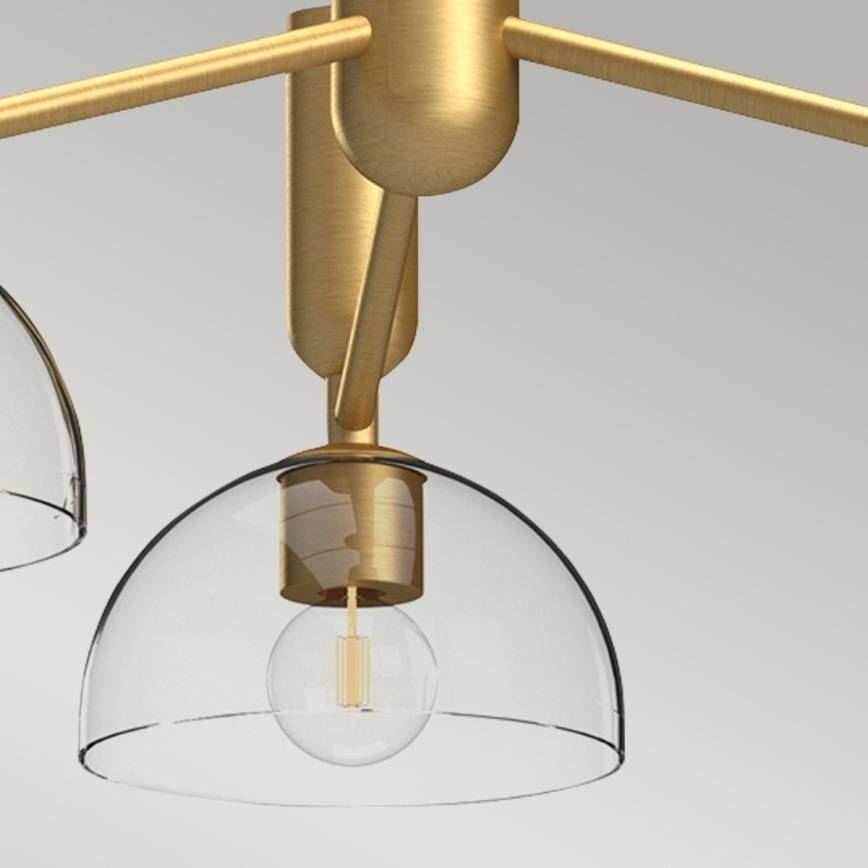 Alora Mood - Lampadario a sospensione con supporto rigido JUDE 3xE27/60W/230V diametro 96,8 cm ottone