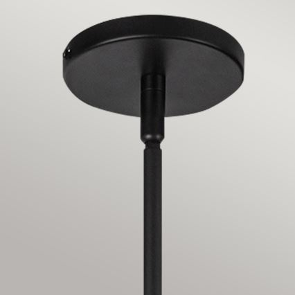 Alora Mood - Lampadario su asta PERTH 1xE27/60W/230V Ø 37,5 cm nero