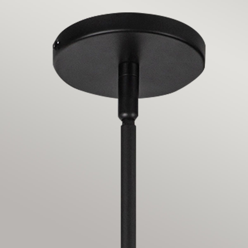 Alora Mood - Lampadario su asta PERTH 1xE27/60W/230V Ø 37,5 cm nero